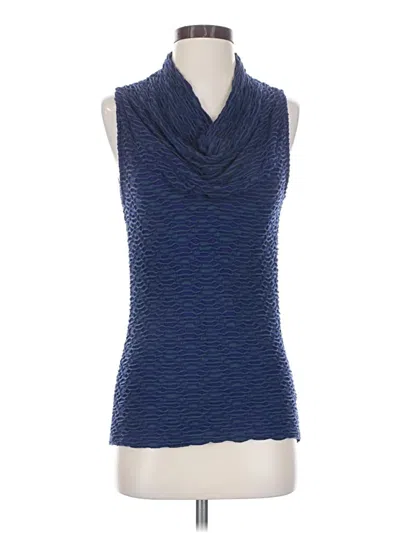 Pre-owned Deletta Sleeveless Blouse In Blue