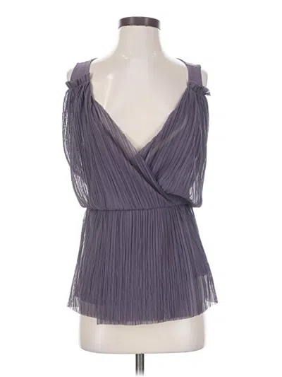 Pre-owned Deletta Sleeveless Blouse In Gray