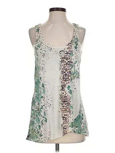 Pre-owned Deletta Sleeveless Blouse In Green