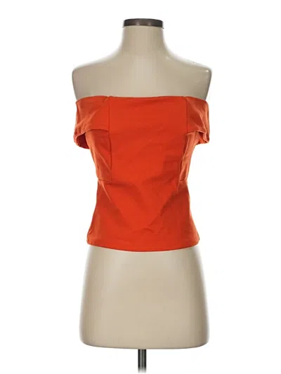 Pre-owned Deletta Sleeveless Blouse In Orange