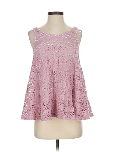Pre-owned Deletta Sleeveless Blouse In Pink