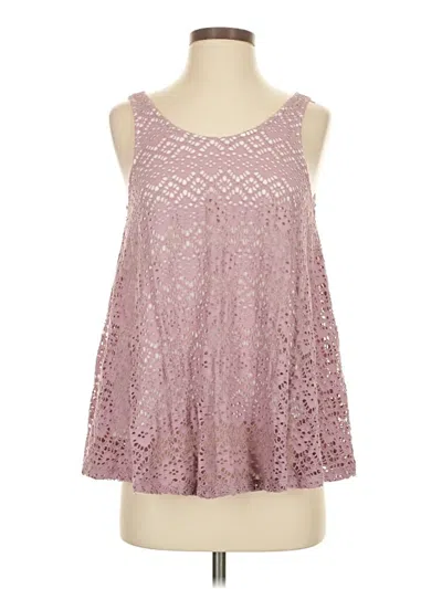 Pre-owned Deletta Sleeveless Blouse In Purple