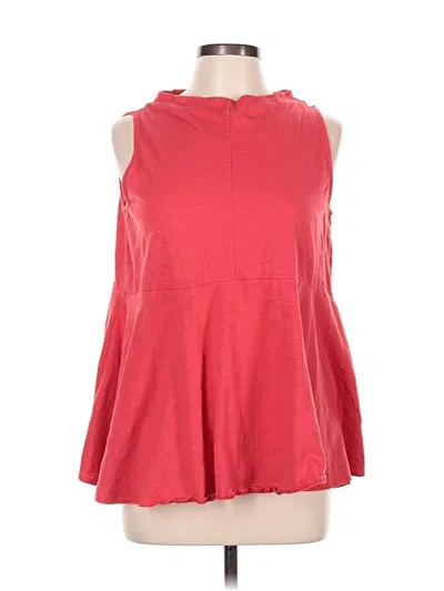 Pre-owned Deletta Sleeveless Blouse In Red