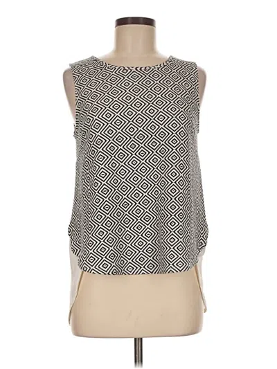 Pre-owned Deletta Sleeveless Blouse In Silver