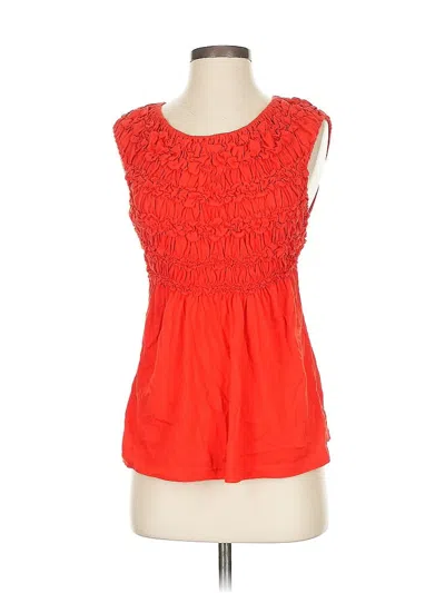 Pre-owned Deletta Sleeveless T-shirt In Red