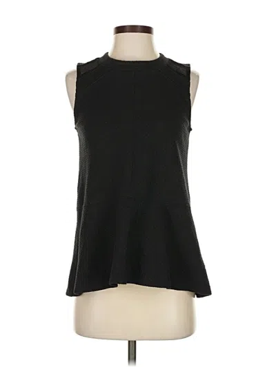 Pre-owned Deletta Sleeveless Top Black High Neck Tops