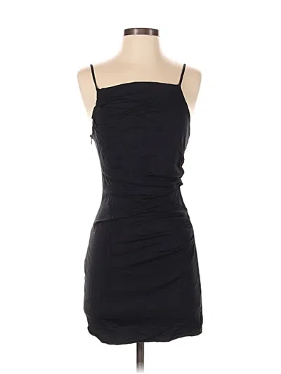Pre-owned Deletta Sleeveless Top Black Strapless Neckline Tops