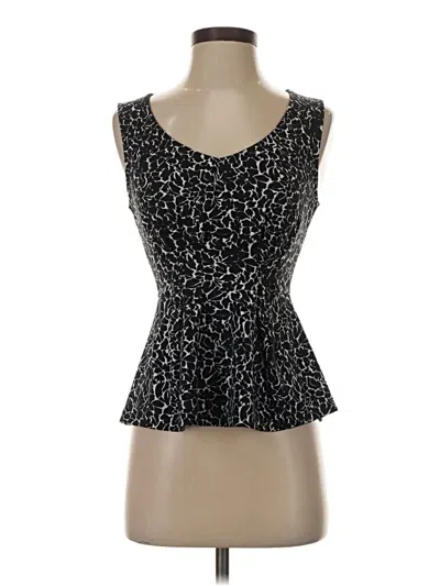 Pre-owned Deletta Sleeveless Top Black Sweetheart Neckline Tops
