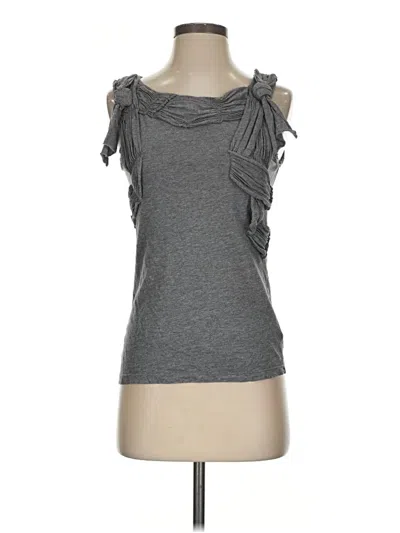 Pre-owned Deletta Sleeveless T-shirt In Gray