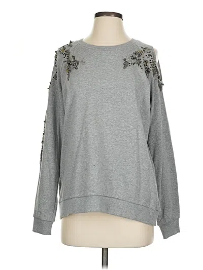 Pre-owned Deletta Sweatshirt In Silver
