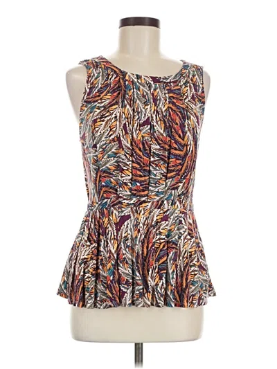 Pre-owned Deletta Tank Top Orange Strapless Neckline Tops