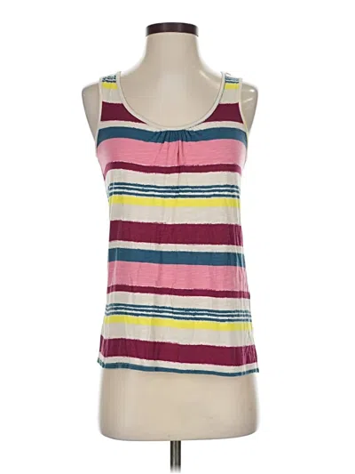Pre-owned Deletta Tank Top Pink Halter Neckline Tops