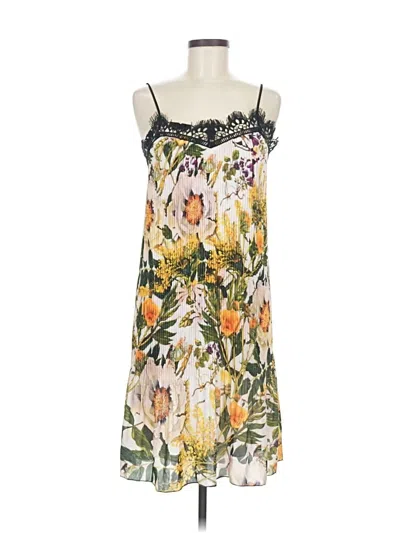 Pre-owned Delfi Collective Casual Dress In White