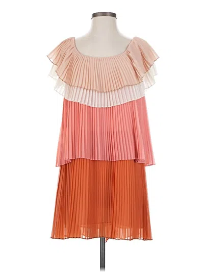 Pre-owned Delfi Collective Cocktail Dress In Orange