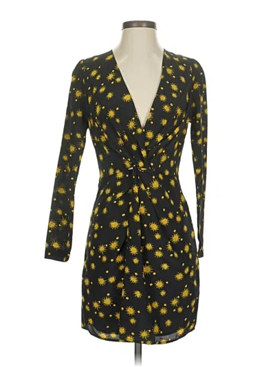 Pre-owned Delfi Collective Cocktail Dress In Yellow