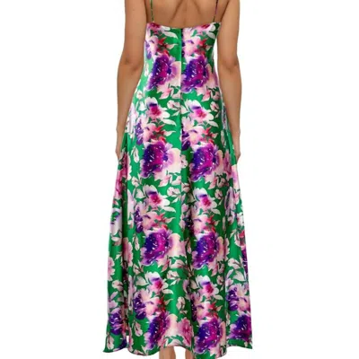 Delfi Collective Giana Dress In Green Floral