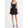 Delfi Collective Madi Fit & Flare Cocktail Minidress In Black