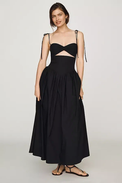 Delfi Collective Naomi Cutout Midi Dress In Black