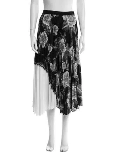 Pre-owned Delfi Collective Printed Midi Length Skirt In Multi