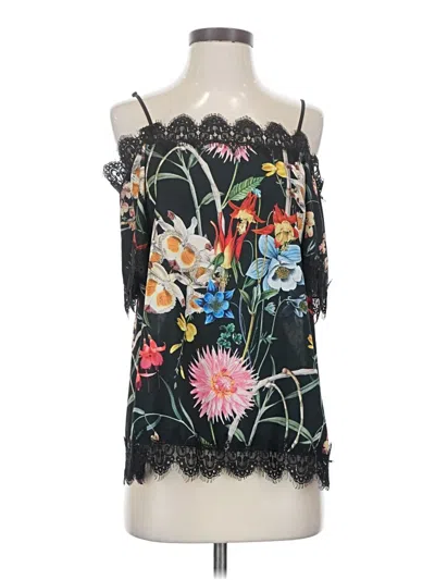 Pre-owned Delfi Collective Sleeveless Blouse In Black