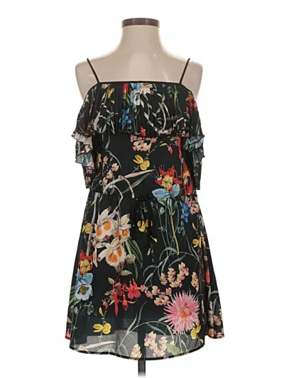 Pre-owned Delfi Collective Sleeveless Top Black Strapless Neckline Tops