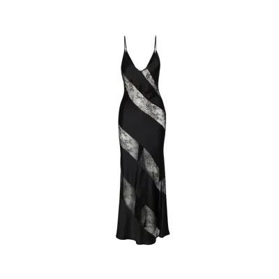 Delfi Collective Women's Black Celine Long Dress
