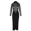 Delfi Collective Women's Black Myla Dress In Blue