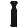 Delfi Collective Women's Black / White Nova Dress In Black/white