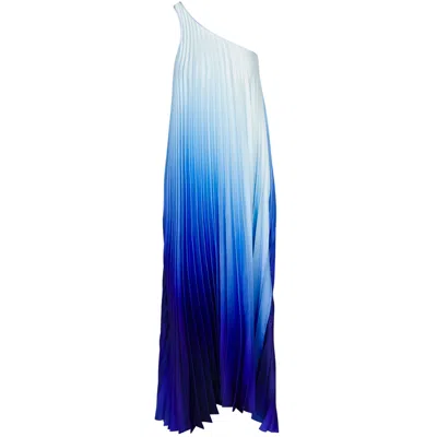 Delfi Collective Women's Blue Erica One Shoulder Dress