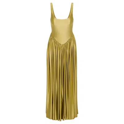 Delfi Collective Women's Gold Oriana Dress - Olive