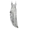 Delfi Collective Women's Lara Zebra Dress In Gray