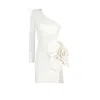 Delfi Collective Women's Neutrals Fleur Short Dress - Ivory In White
