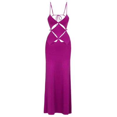 Delfi Collective Women's Purple Gaia Dress - Magenta