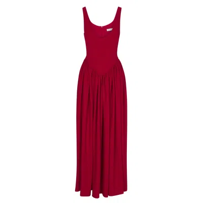 Delfi Collective Women's Red Isadora Long Dress