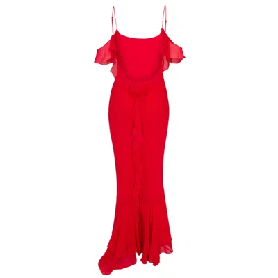 Delfi Collective Women's Red Lou Long Dress