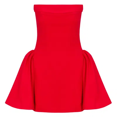 Delfi Collective Women's Red Marilyn Dress - Crimson