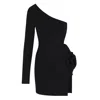 Delfi Collective Women's White / Black Fleur Short Dress - Black In White/black