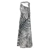 Delfi Collective Women's White / Black Nairobi Dress - Zebra In Multi