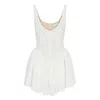 Delfi Collective Hera Eyelet Halter Minidress In White
