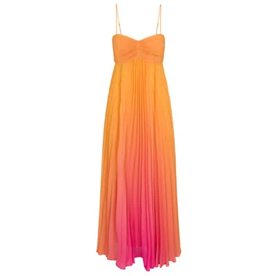 Delfi Collective Women's Yellow / Orange Nicole Dress In Yellow/orange