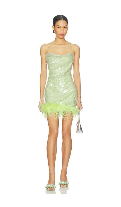 Delfi Lila Dress In Green