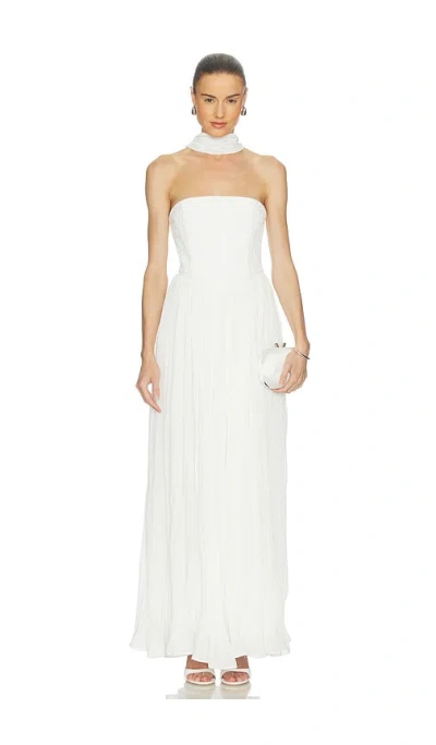 Delfi Lourdes Dress In White