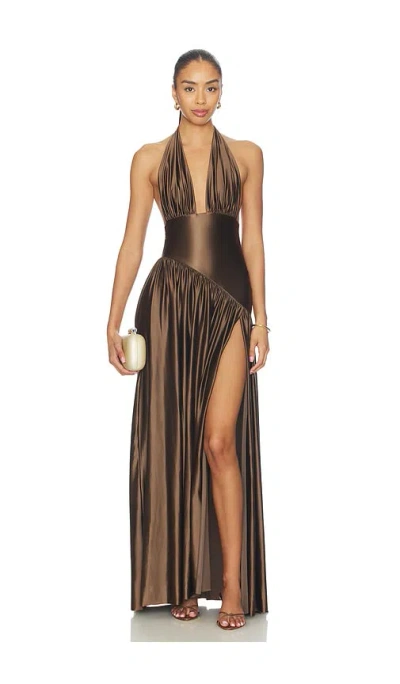 Delfi Rae Dress In Brown