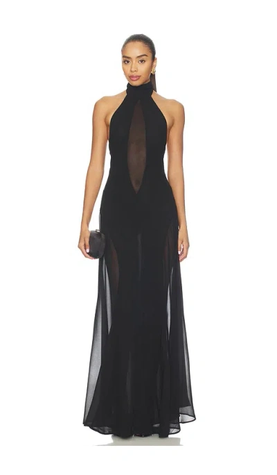 Delfi Sahara Dress In Black
