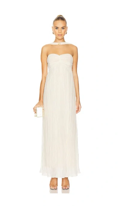 Delfi Valerie Dress In 象牙白