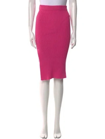 Pre-owned Delfina Balda Knee-length Skirt W/ Tags In Pink