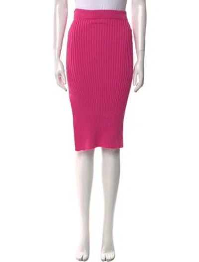 Pre-owned Delfina Balda Knee-length Skirt W/ Tags In Pink