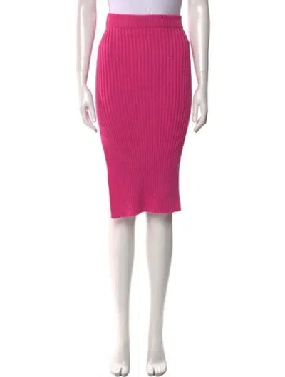 Pre-owned Delfina Balda Knee-length Skirt W/ Tags In Pink