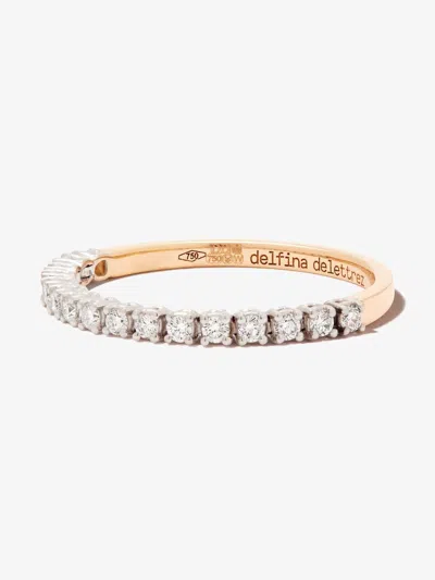 Delfina Delettrez 18k Yellow Gold 1987 Tennis Diamond Ring