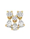 Delfina Delettrez Dancing Diamonds Earring In Gold